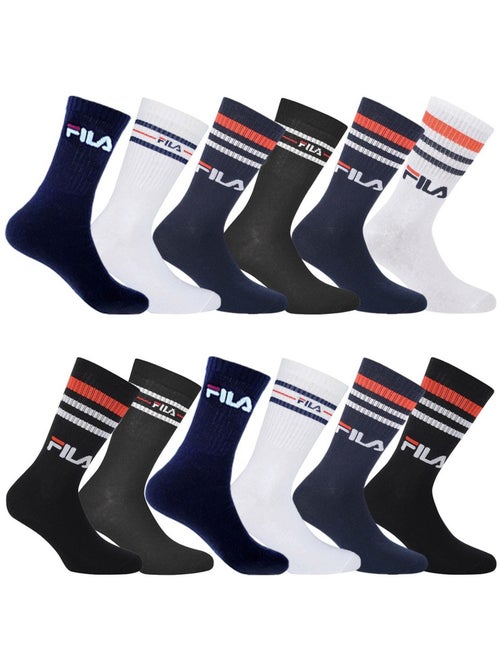 Pack surprise de 12 paires de chaussettes tennis homme fila - Kiabi Pack surprise de 12 paires de chaussettes tennis homme fila - Kiabi