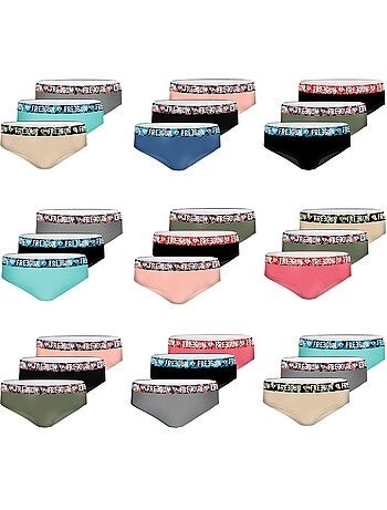 Pack surprise de 3 boxers coton fille freegun