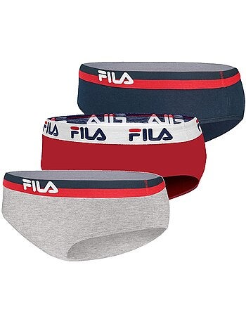 Pack surprise de 3 slips coton femme fila