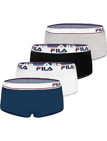 Pack surprise de 4 boxers coton femme fila