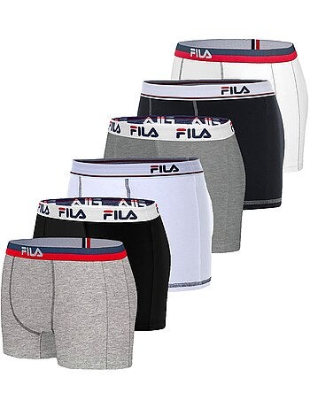 Pack surprise de 6 boxers coton homme fila