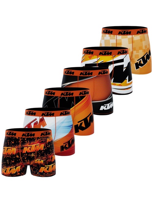 Pack surprise de 6 boxers homme ktm - Kiabi Pack surprise de 6 boxers homme ktm - Kiabi