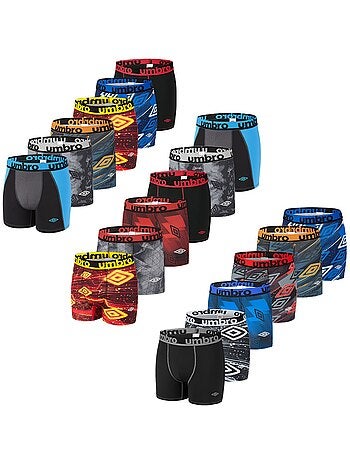 Pack surprise de 6 boxers microfibre homme umbro