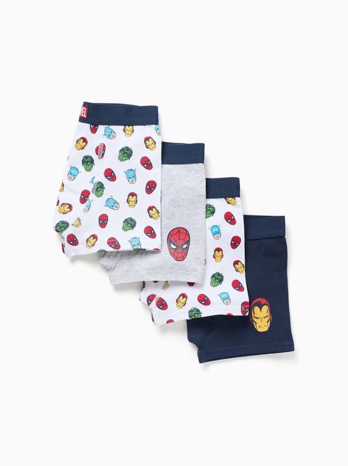 Pack van 4 boxershorts met avengers prints - Kiabi