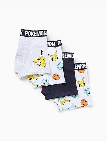Pack van 4 boxershorts met pokémon prints