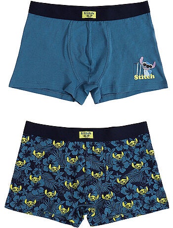 Pack x2 boxers lilo et stitch disney