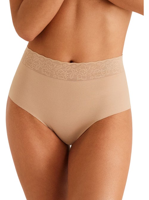 Pack x2 culottes taille haute essential - Kiabi Pack x2 culottes taille haute essential - Kiabi