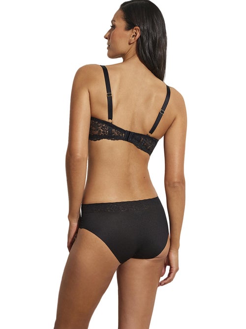 Pack x2 shortys taille haute basica - Kiabi Pack x2 shortys taille haute basica - Kiabi