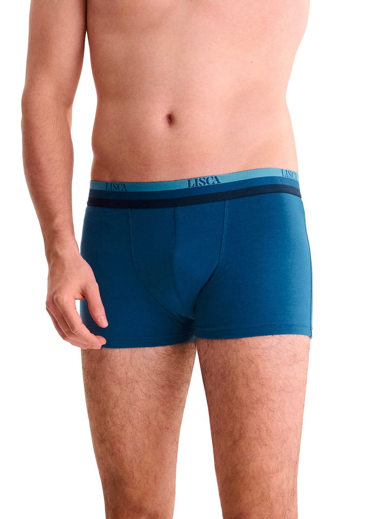 Pack x3 boxers olympus Bleu - Kiabi