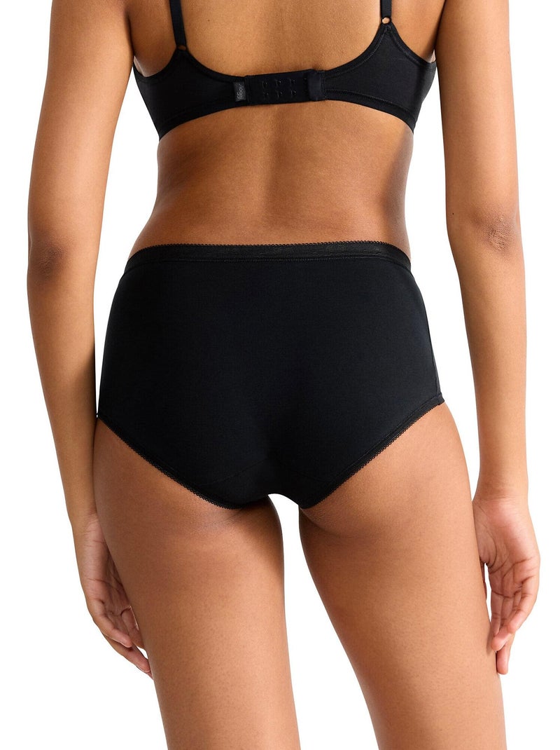 Pack x4 culottes basic plus Noir - Kiabi