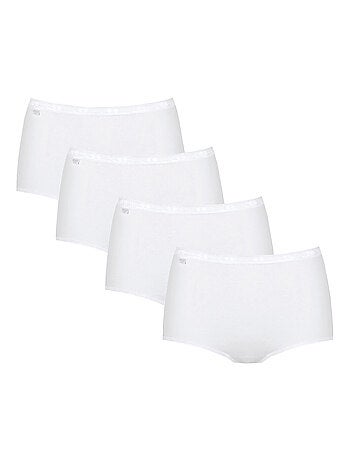 Pack x4 culottes taille haute basic plus