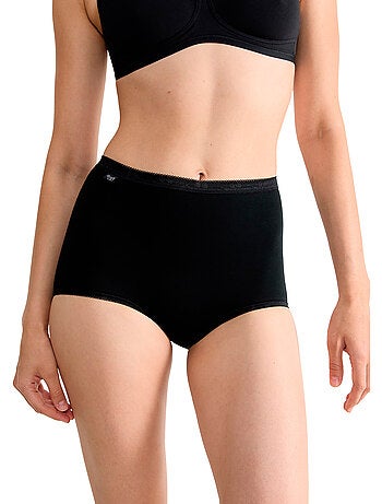 Pack x4 culottes taille haute basic plus