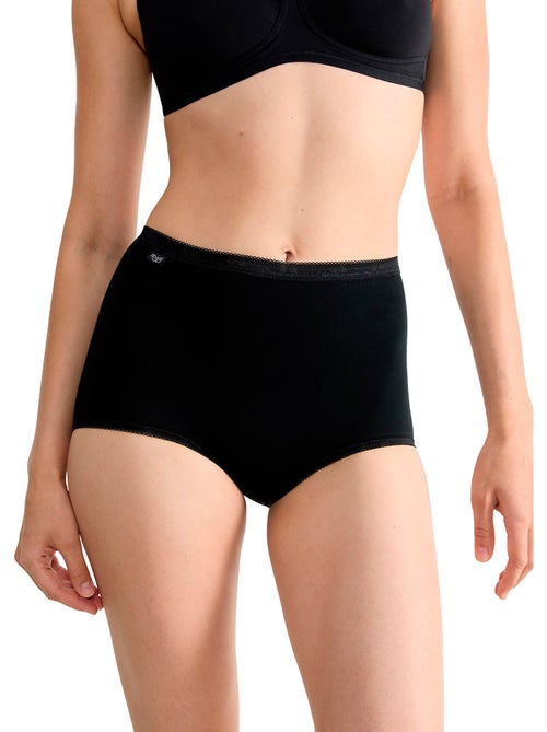 Pack x4 culottes taille haute basic plus - Kiabi Pack x4 culottes taille haute basic plus - Kiabi