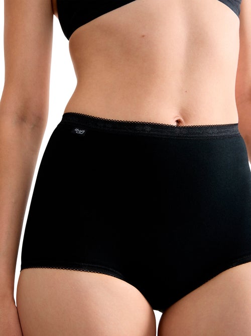 Pack x4 culottes taille haute basic plus - Kiabi Pack x4 culottes taille haute basic plus - Kiabi