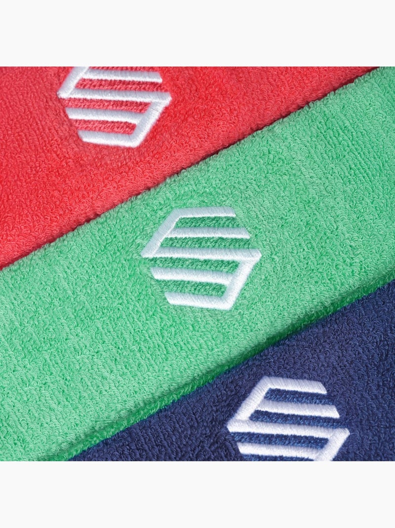 Padelhoofdbanden 3-pack Rood - Kiabi