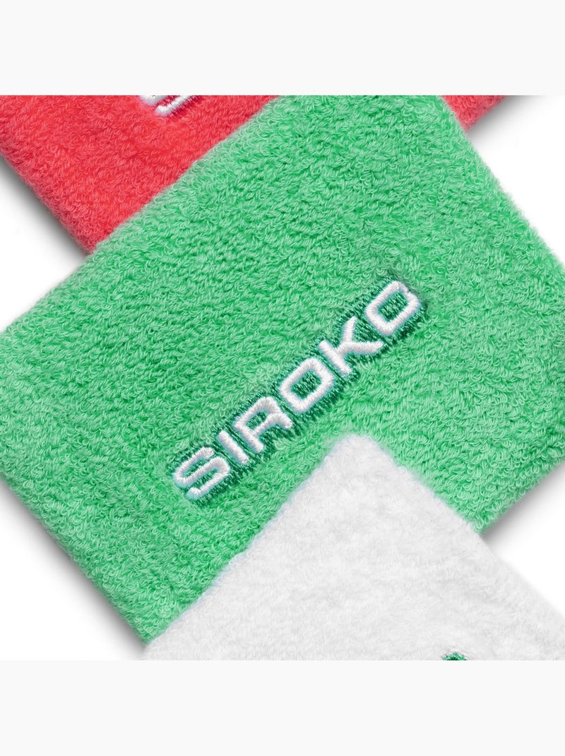 Padelpolsbanden 3-pack Groen - Kiabi