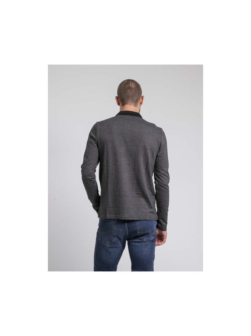 Pagny poloshirt van puur katoen met lange mouwen - Kiabi