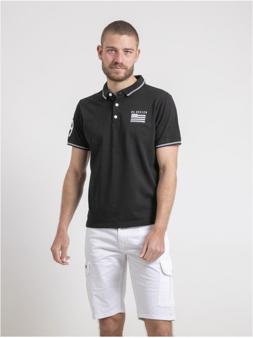 Pahdu polo shirt met korte mouwen van puur katoen - Kiabi