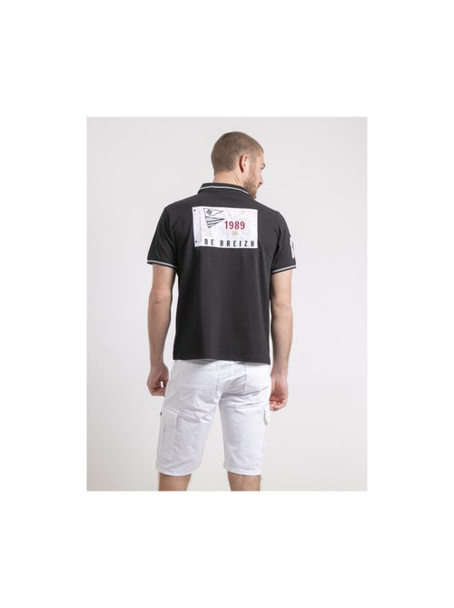 Pahdu polo shirt met korte mouwen van puur katoen - Kiabi