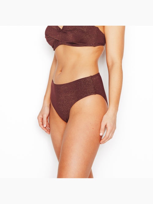 Paillette badpak hoge slip goud - Kiabi Paillette badpak hoge slip goud - Kiabi