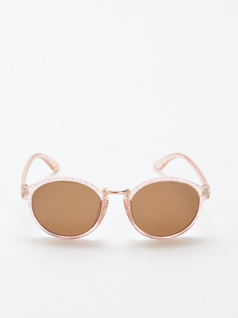 Paillettenzonnebril Rose - Kiabi