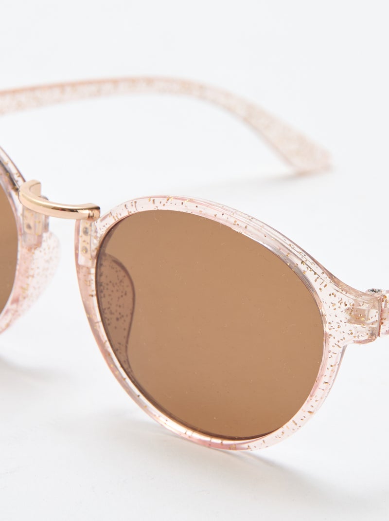 Paillettenzonnebril Rose - Kiabi