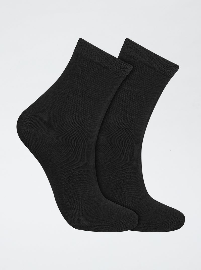 Paire de chaussettes 'Dim' Noir - Kiabi