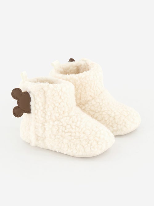 Paire de chaussons 'Disney' en matière moutonnée - Kiabi