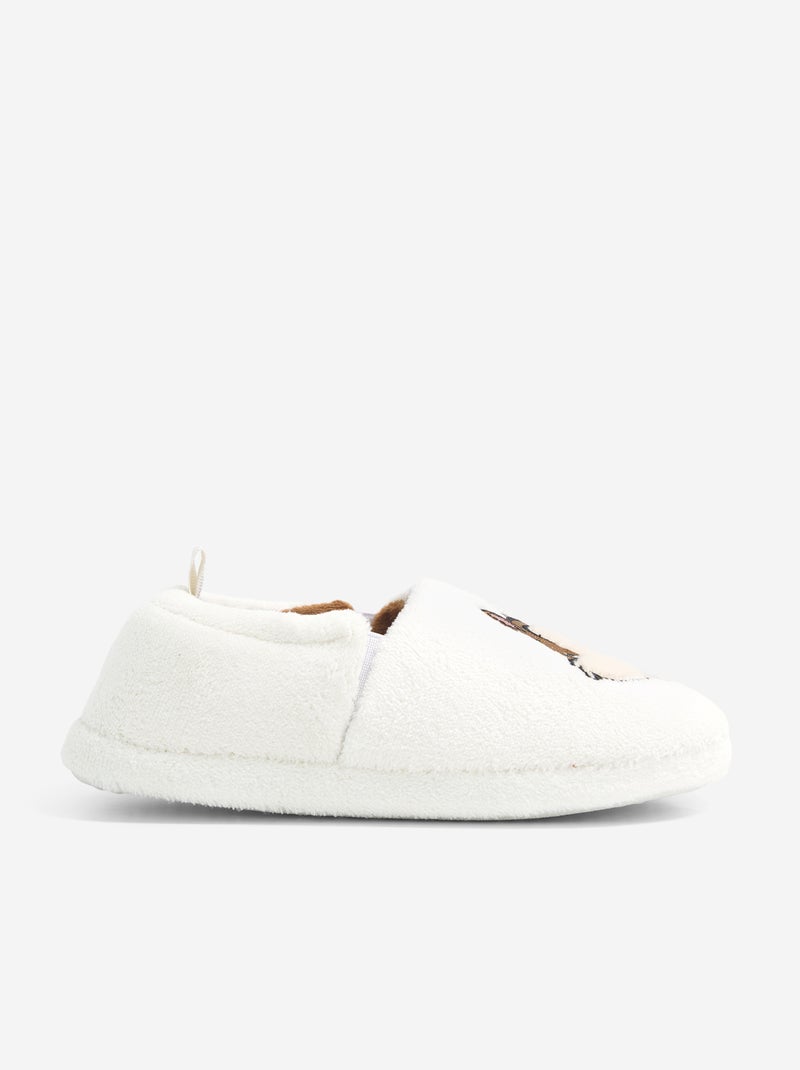 Paire de chaussons 'Disney' 'Tic et Tac' Blanc - Kiabi