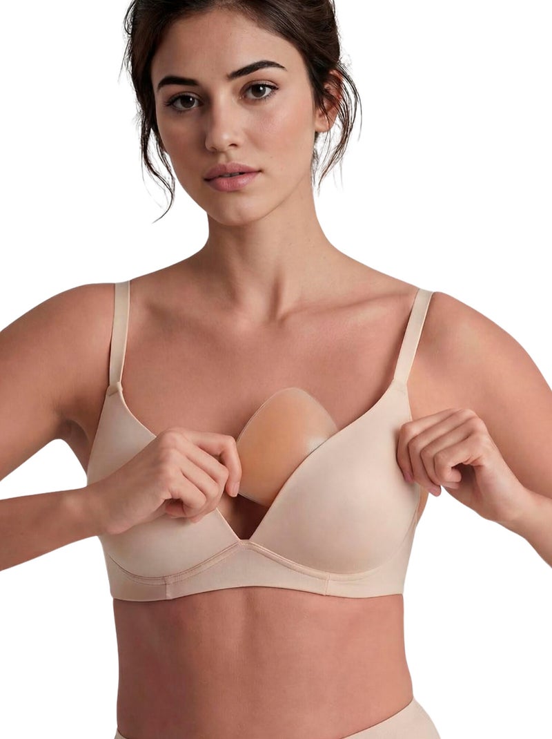Paire de coussinets adhésifs push-up special Beige - Kiabi