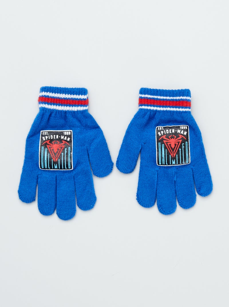 BONNET ET GANTS SPIDER-MAN 3 (TOBEY MCGUIRE) - TAILLE RARE 2007 - OCCASION TRÈS BON ÉTAT