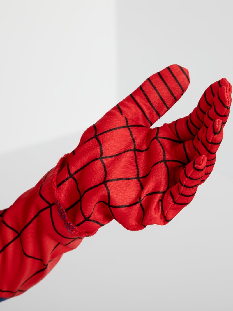Paire de gants 'Spider-Man' rouge/noir - Kiabi