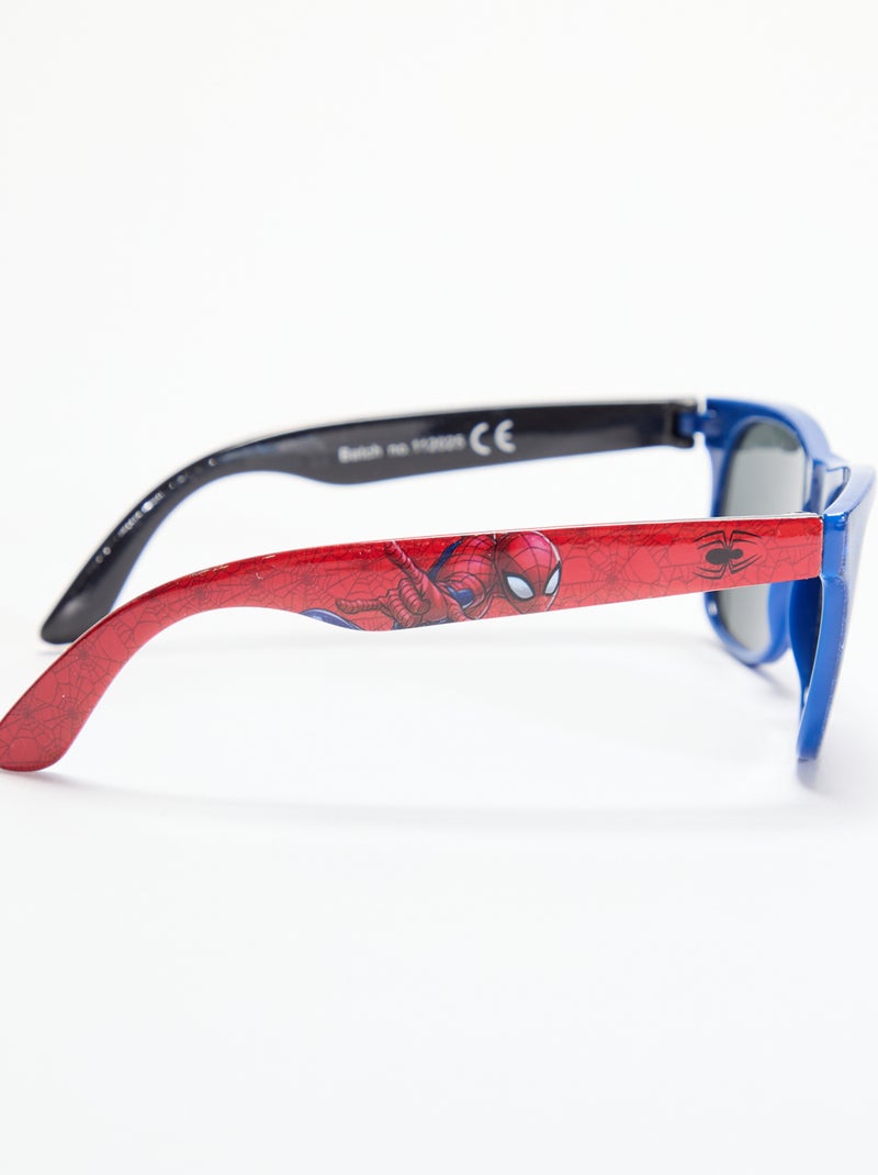 Paire de lunette de soleil 'Marvel' 'Spiderman' classique unie Bleu - Kiabi