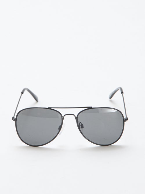 Paire de lunettes de soleil style aviateur - Kiabi