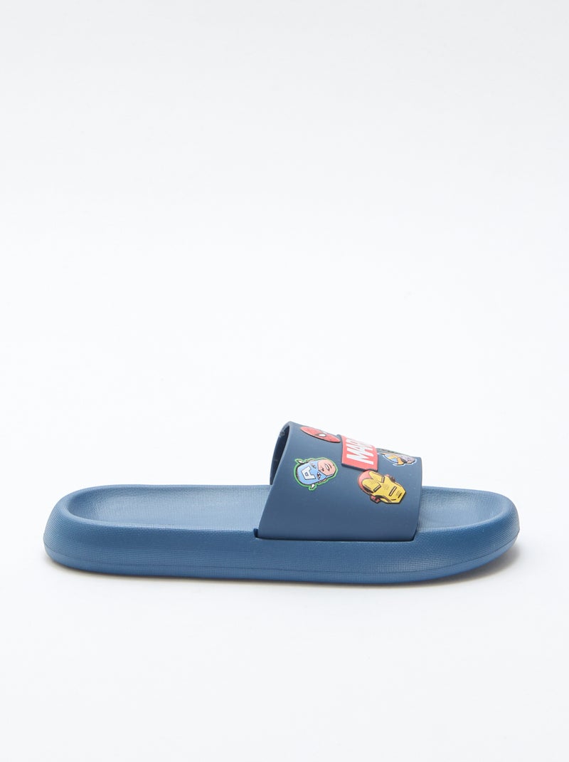 Paire de mules animées 'Marvel' 'Avengers' Noir - Kiabi