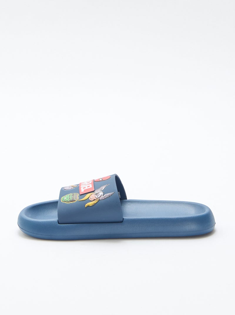 Paire de mules animées 'Marvel' 'Avengers' Noir - Kiabi