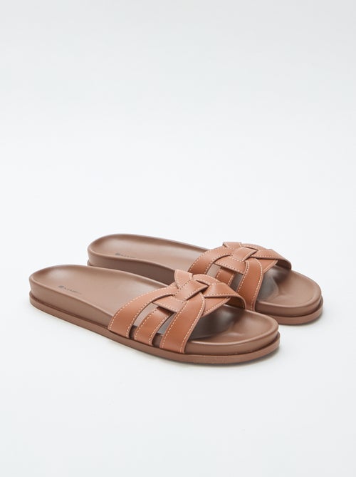 Paire de mules unies - Kiabi