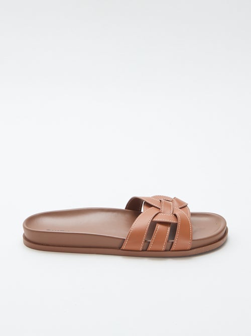 Paire de mules unies - Kiabi
