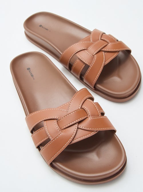 Paire de mules unies - Kiabi
