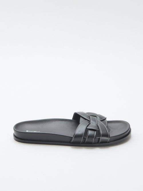 Paire de mules unies - Kiabi