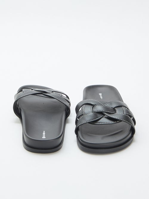 Paire de mules unies - Kiabi