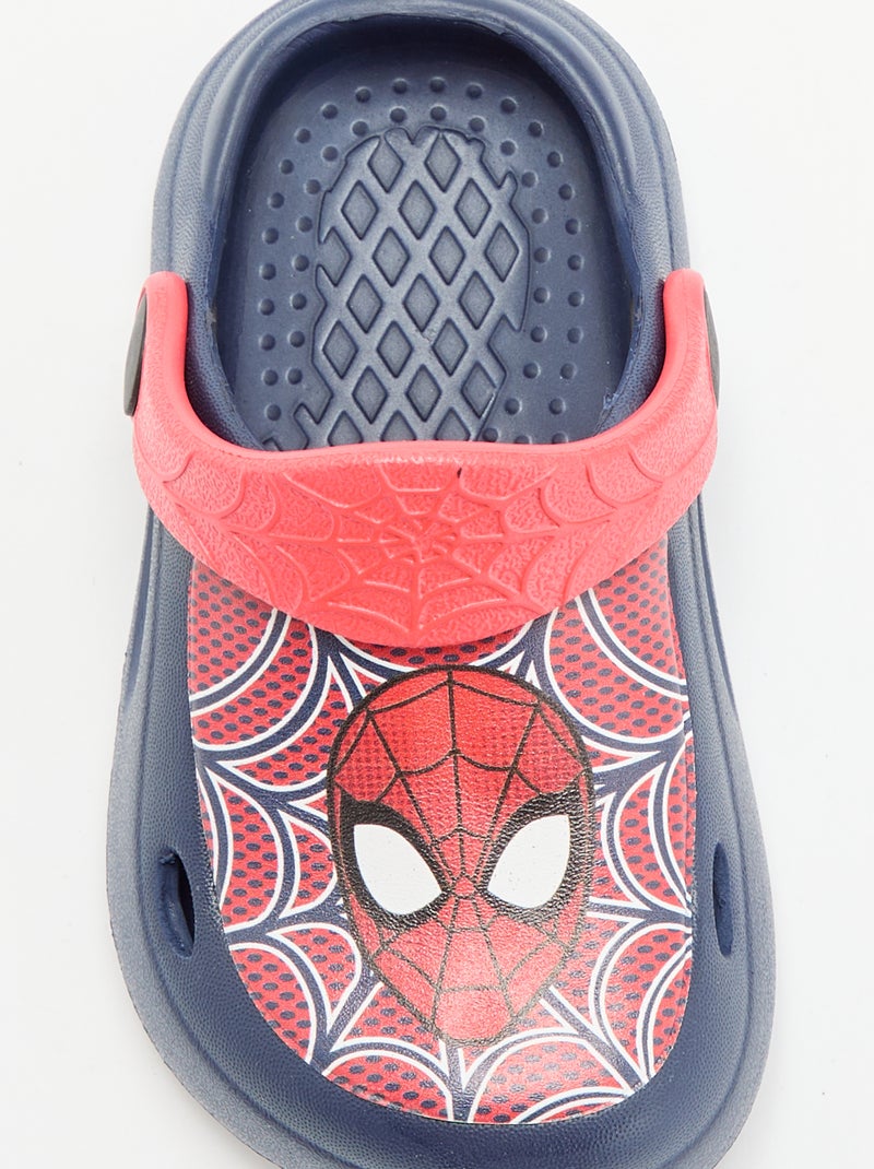 Paire de sandales de plage 'Marvel' ' Spiderman' Bleu - Kiabi