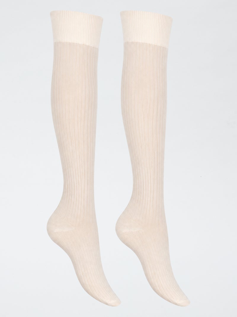 Paires de chaussettes Beige - Kiabi