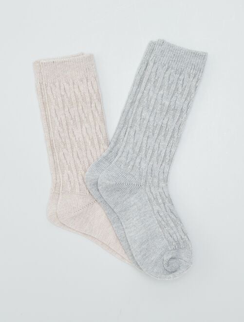 Paires de chaussettes unies - Kiabi