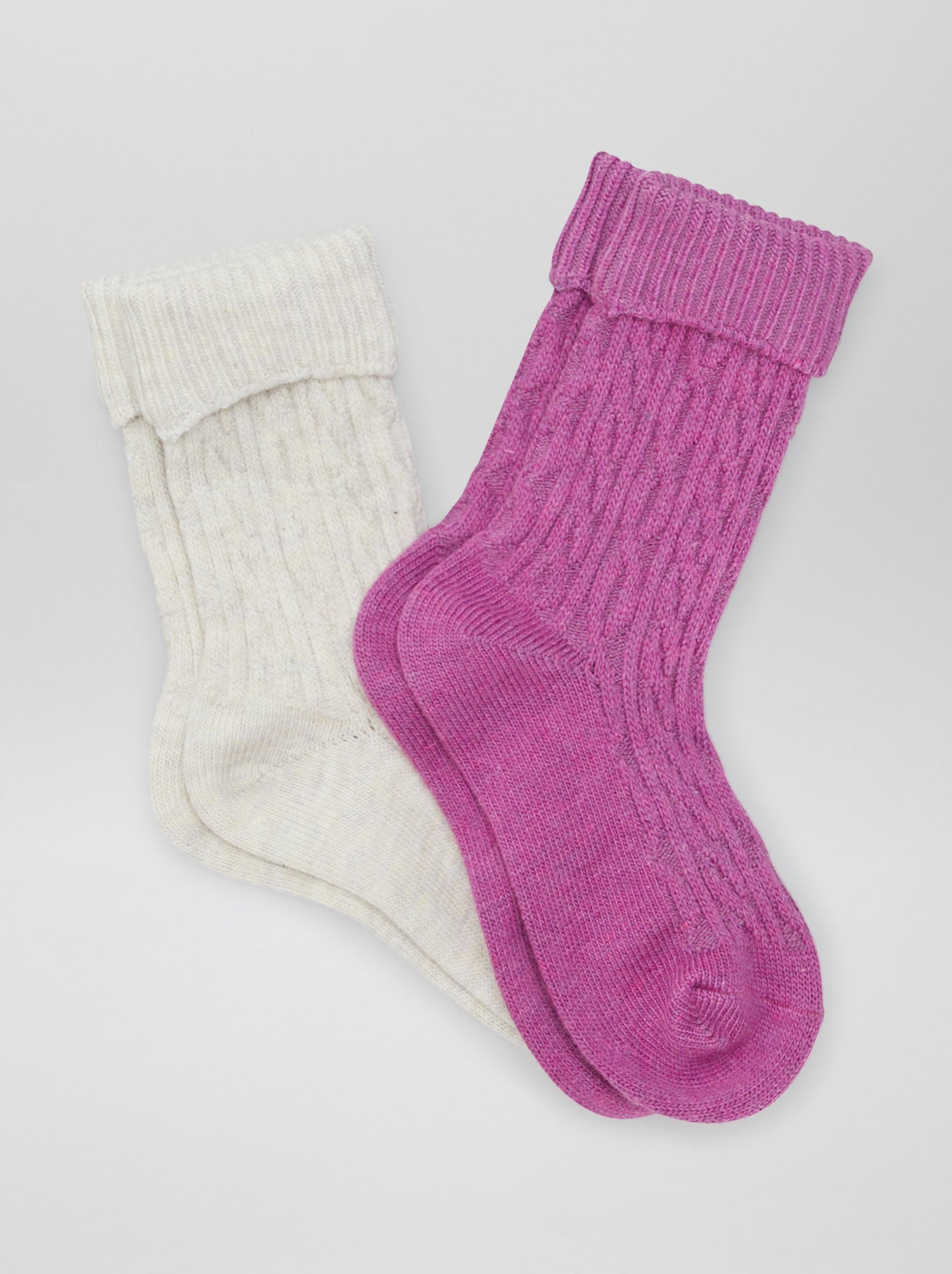 Paires de chaussettes unies Mauve Kiabi 9.00