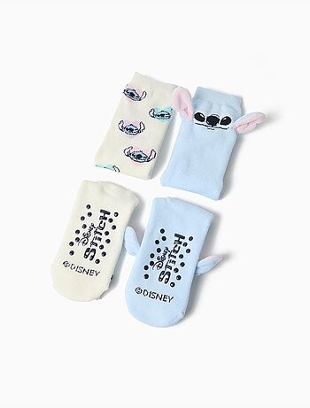 Pak 2 paar 'stitch'-sokken in —©disney, mo fashion