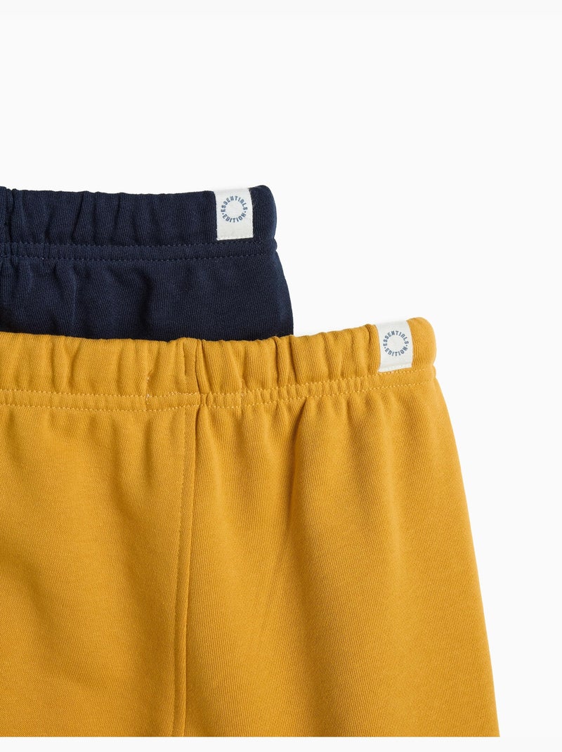 Pak 2 pluche joggingbroeken, MO Fashion Blauw - Kiabi