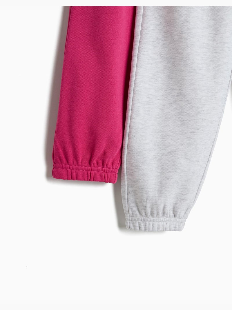 Pak 2 pluche joggingbroeken, MO Fashion Grijs - Kiabi