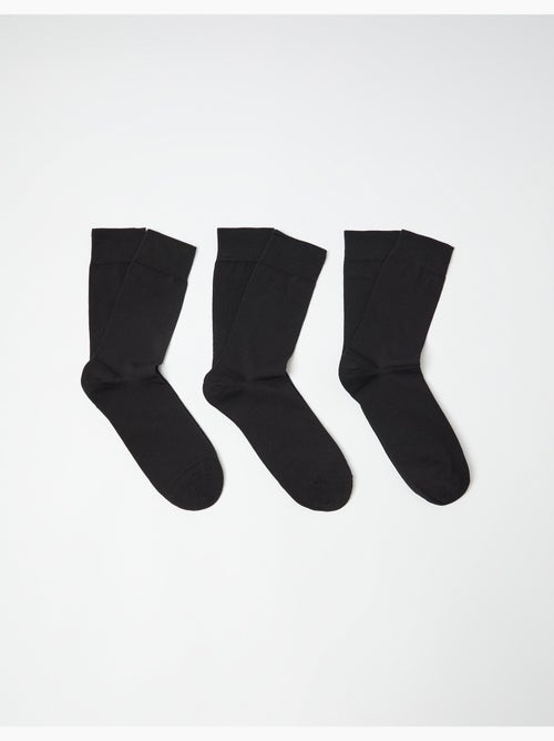 Pak 3 paar katoenrijke sokken in, MO Fashion - Kiabi