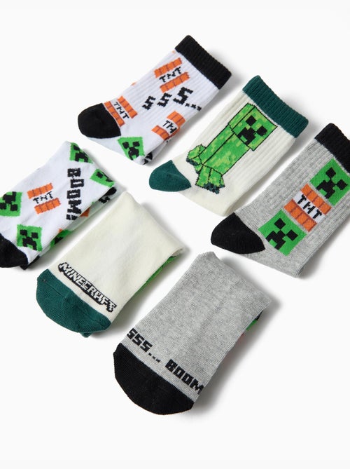 Pak 3 paar 'minecraft' sokken, mo fashion - Kiabi